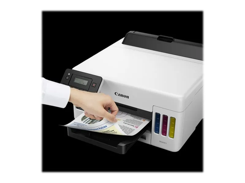 Canon MAXIFY GX5050 - Printer - farve - Duplex - blækprinter - ITS - A4/Legal - 600 x 1200 dpi - op til 24 ipm (mono) / op til 15.5 ipm (farve) - kapacitet: 350 ark - LAN, Wi-Fi(n), USB 2.0