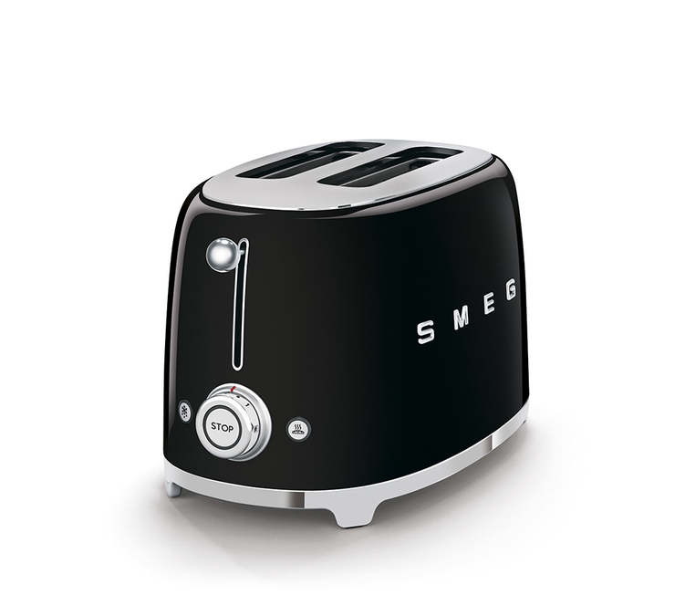 Grille pain et bouilloire SMEG Noir - Set Petit Déjeuner