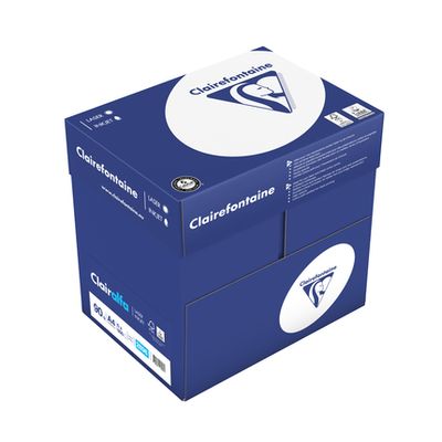 Clairefontaine - Papier blanc - A4 (210 x 297 mm) - 90 g/m² - 2500 feuilles (carton de 5 ramettes)