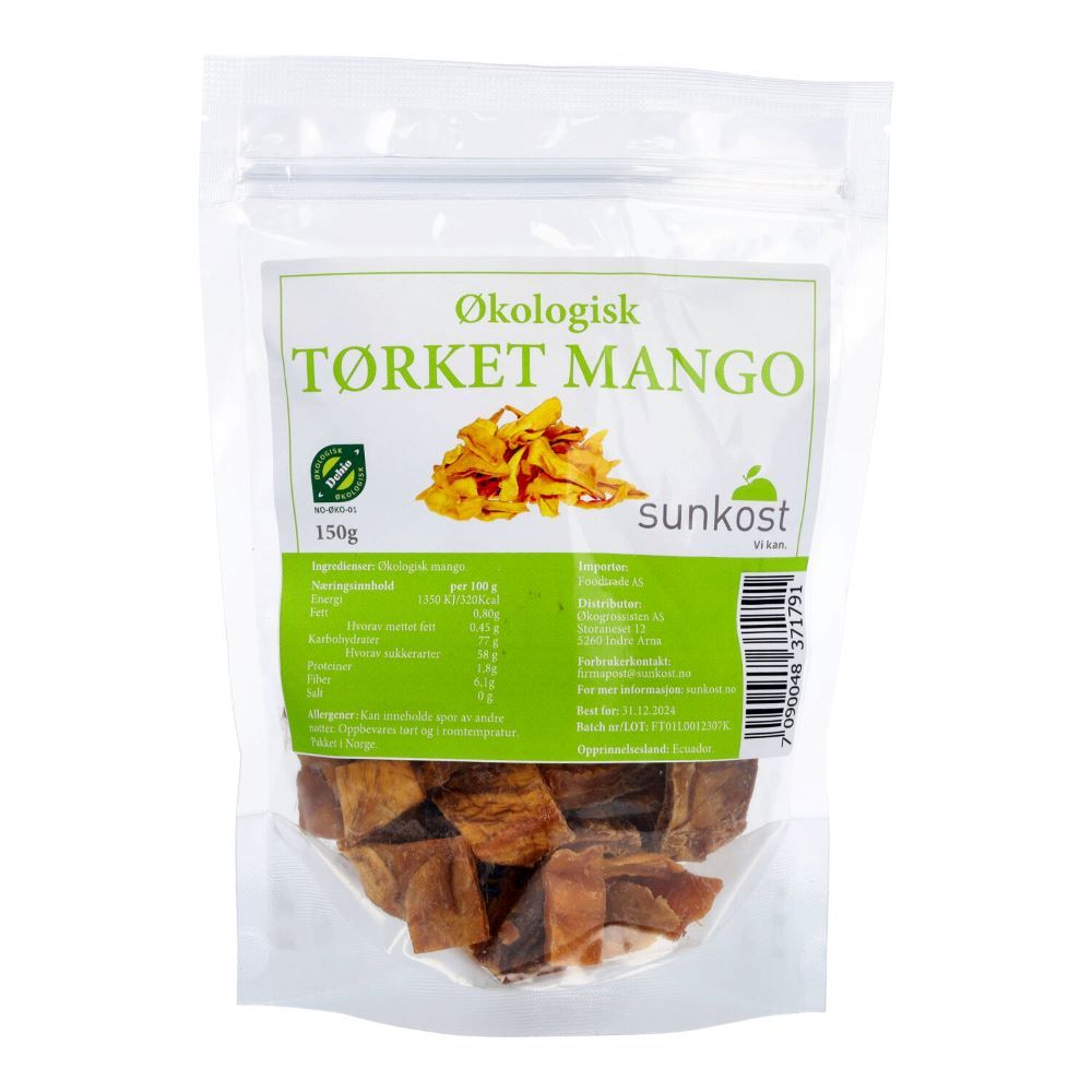 Sunkost Tørket Mango