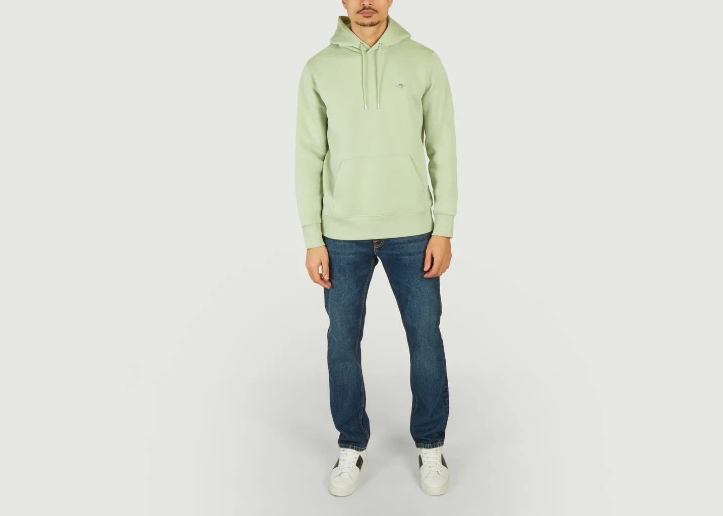 Hoodie coupe droite Shield Gant