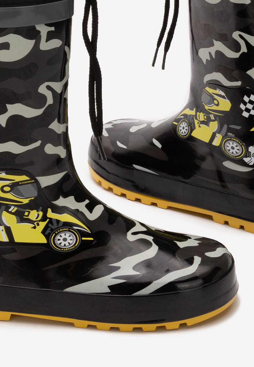 Bottes garçon noires Race