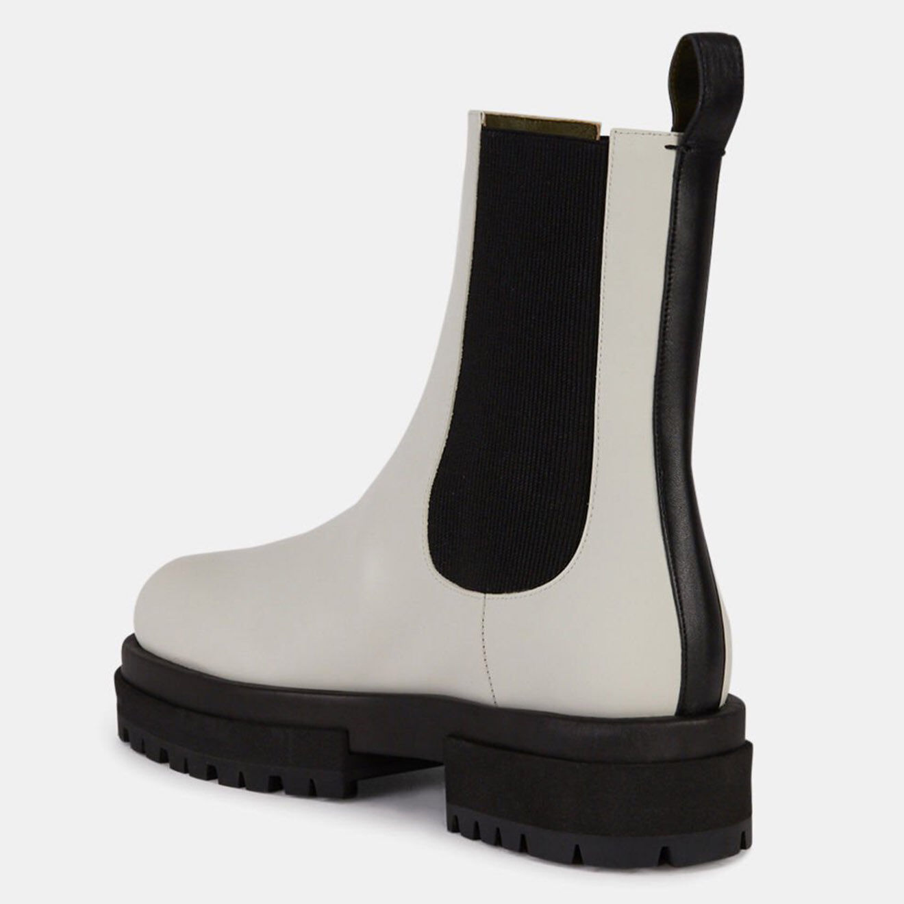 Maria Luca Chelsea boots en Cuir blanches