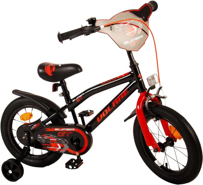Volare - Super GT - Kinderfiets - Rood - Stalen Frame - 14 Inch