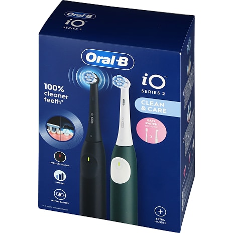 Oral-B iO2 Series Duo Night - sort/grøn