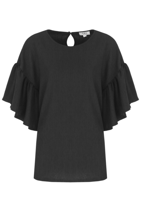 C&S The Label zwarte dames blouse