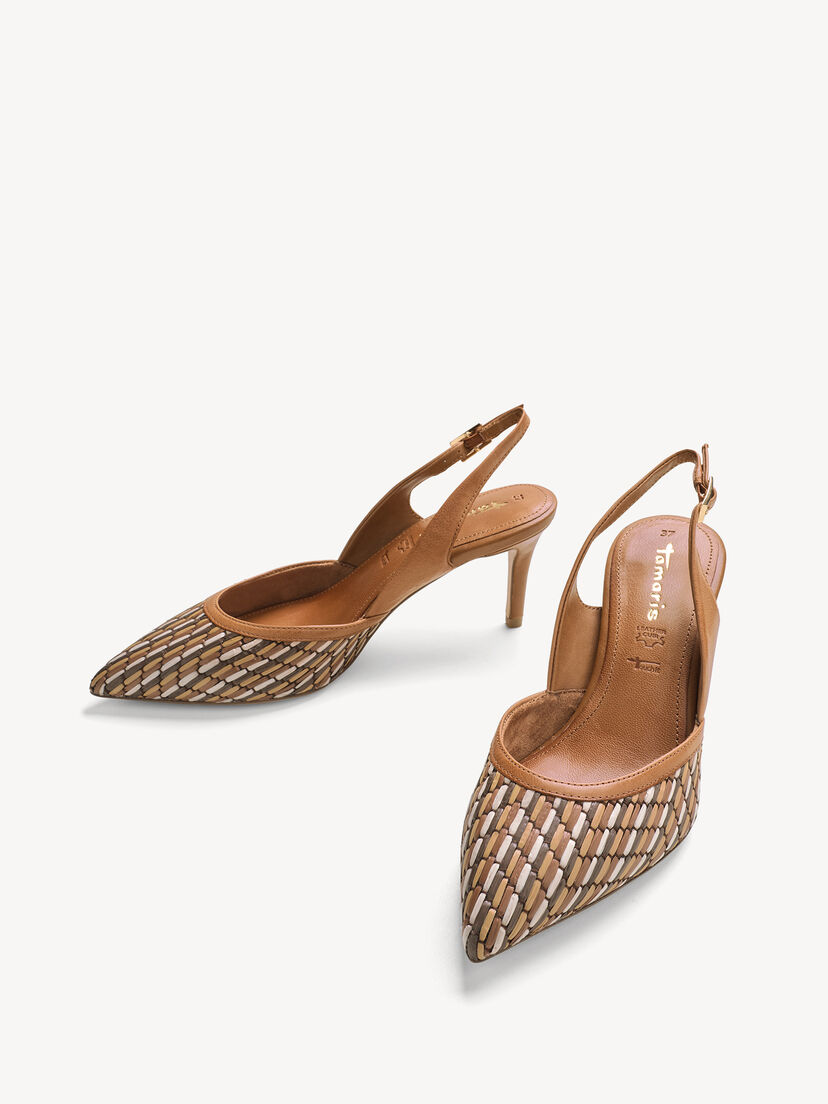 Slingpumps - bruin