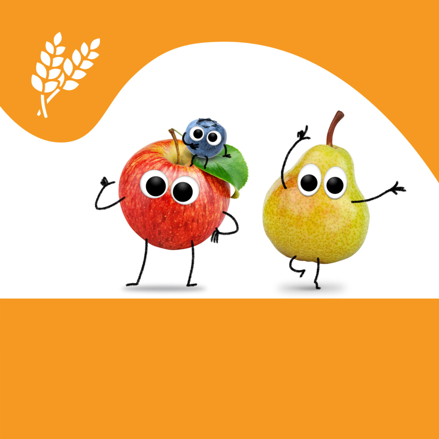 Freche Freunde Apfel, Birne, Blaubeeren & Dreikorn 6+ Monate