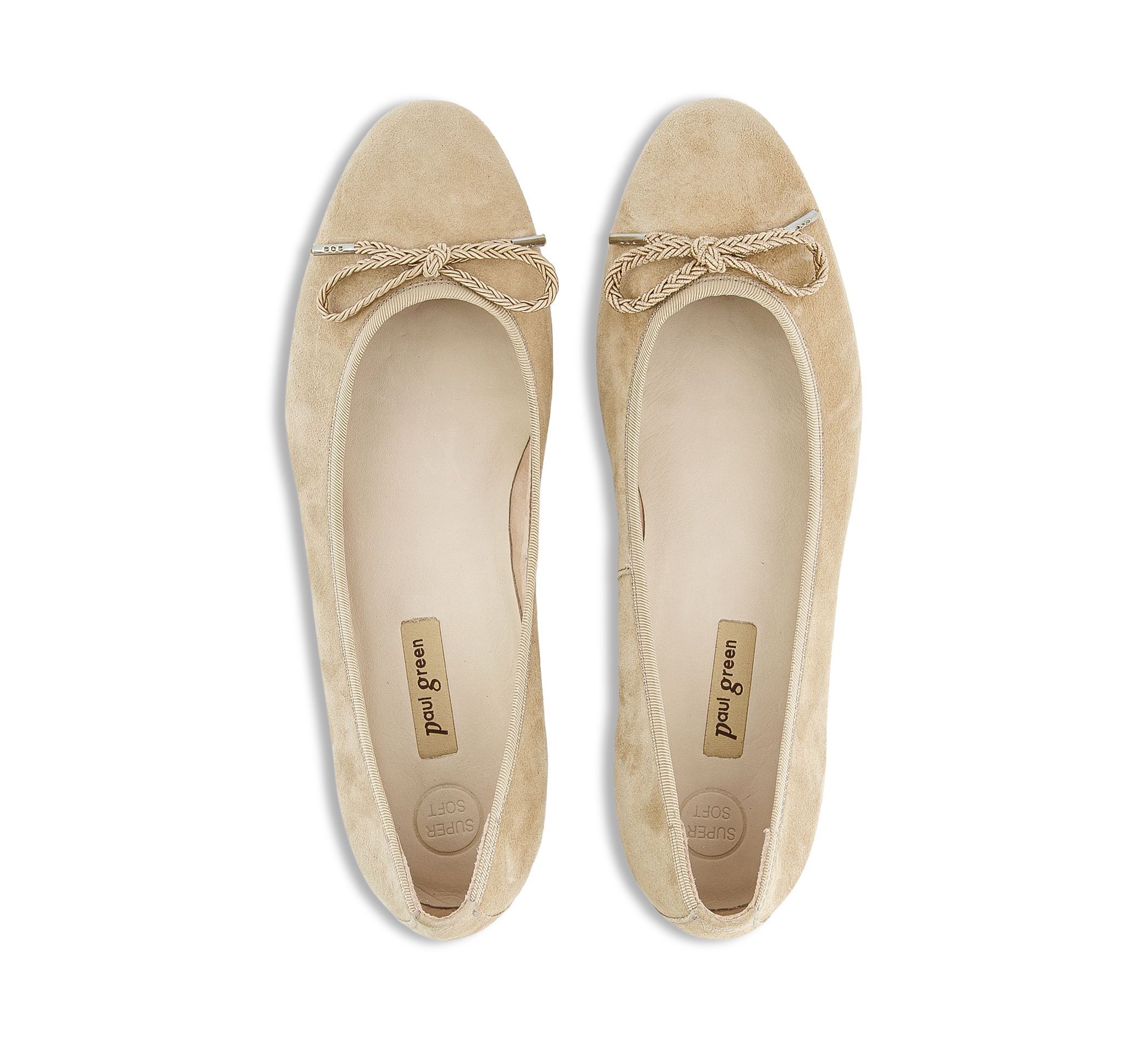 Paul Green 2925 - Ballerinas beige/taupegrau