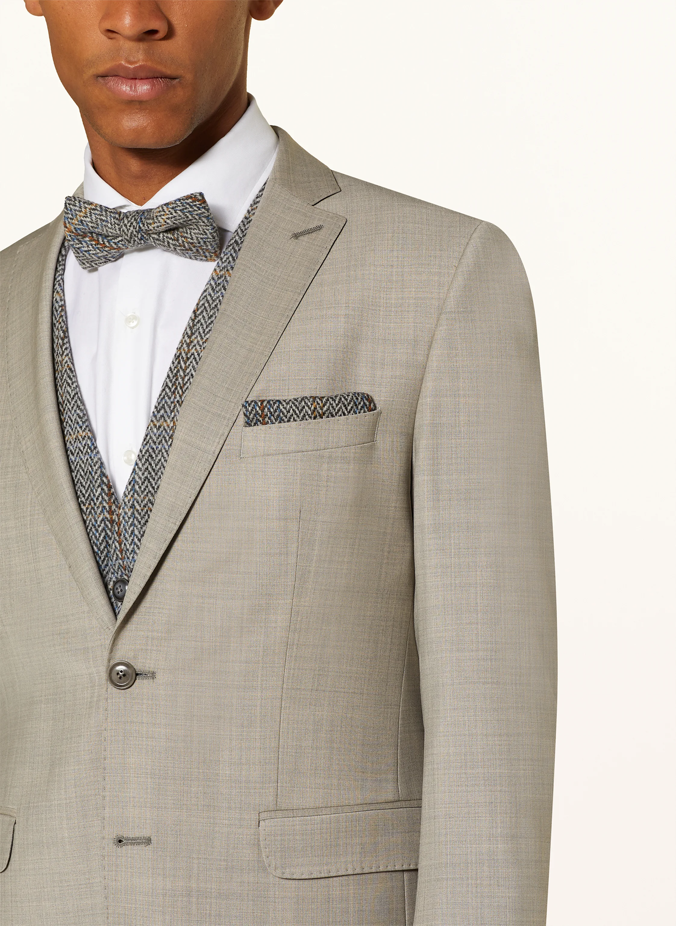 Prince BOWTIE Set: Anzugweste, Fliege und Einstecktuch