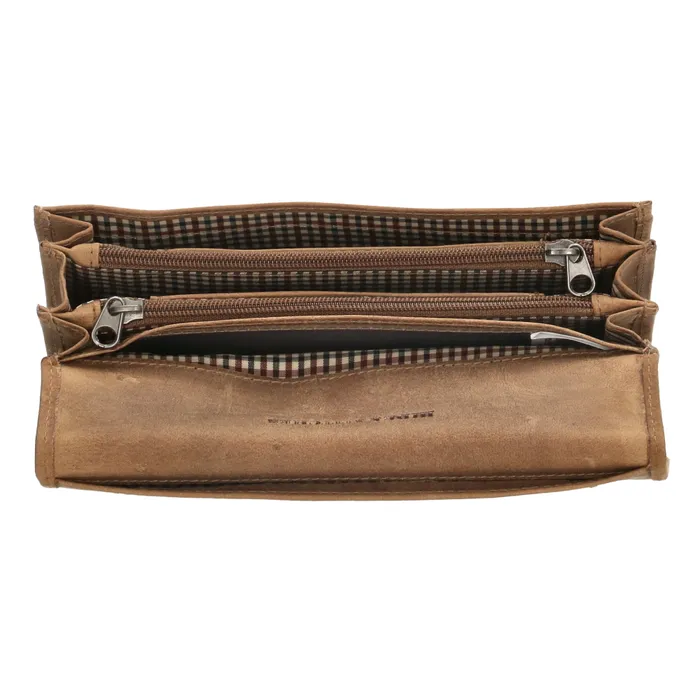 Hide & Stitches Idaho Portemonnee Bruin