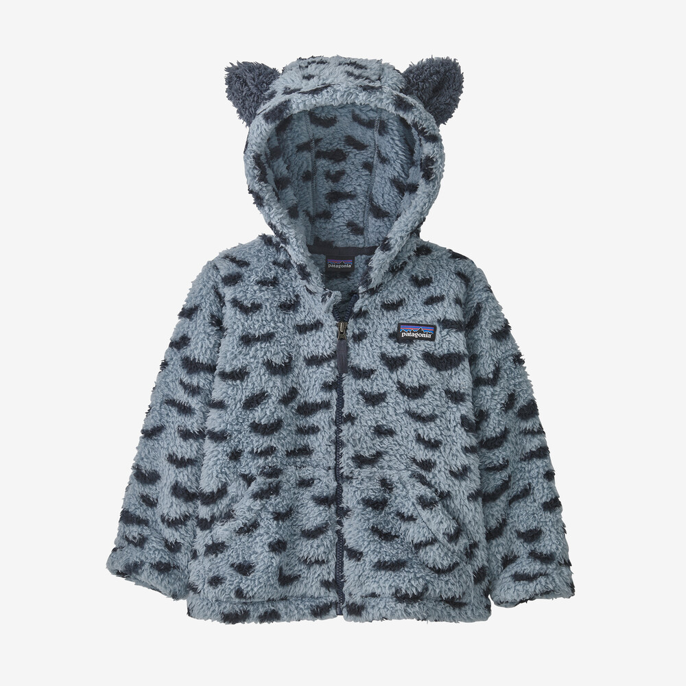 Baby-Fleece-Kapuzenpullover mit Fellmotiven