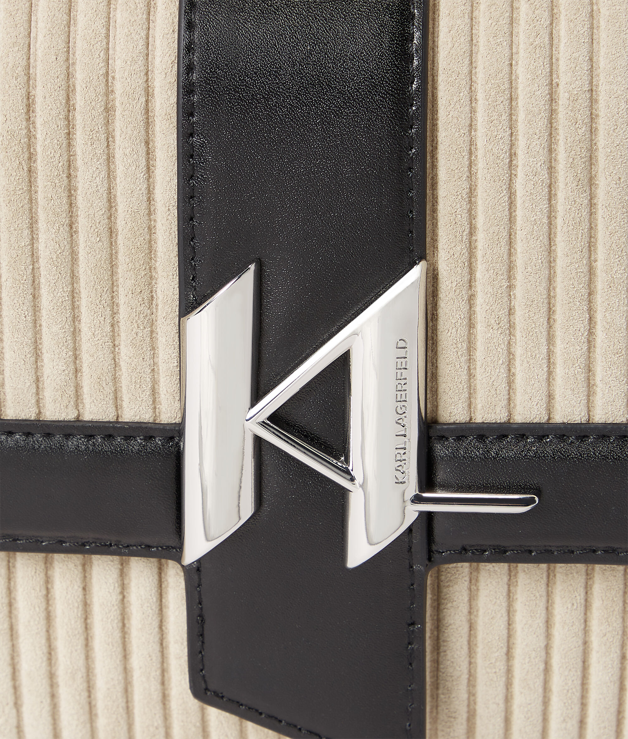 SAC BAGUETTE K/SADDLE EN VELOURS CÔTELÉ