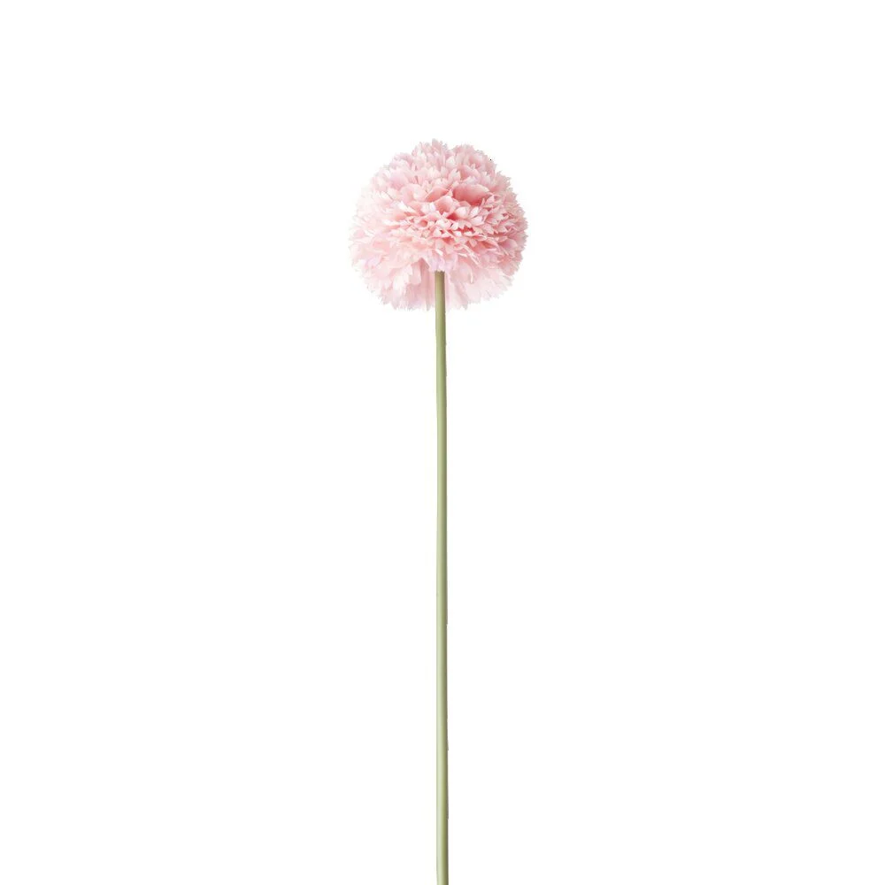 Fleur artificielle 1 tige allium rose H72cm