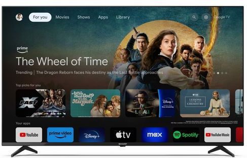 Sharp 50GL4260E - 50 inch - 4K UHD LED TV met Google TV - 2023