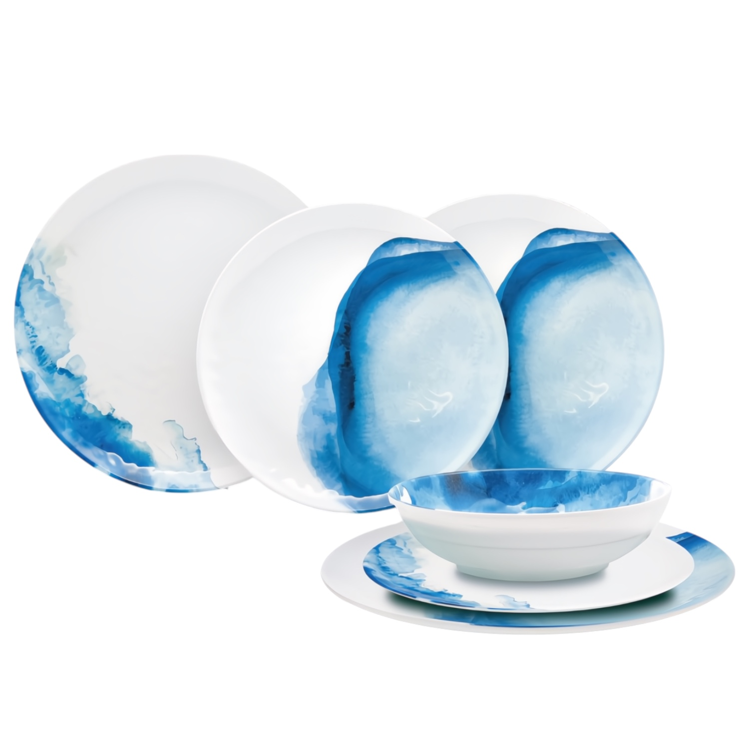 Flamefield Deep Sea melamine servies 12-delig antislip