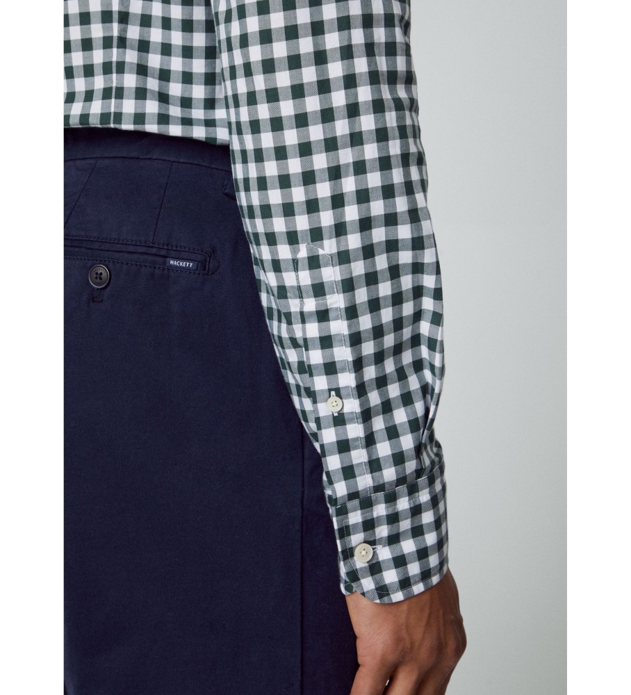 Camisa Hackett Fine Ginham Verde