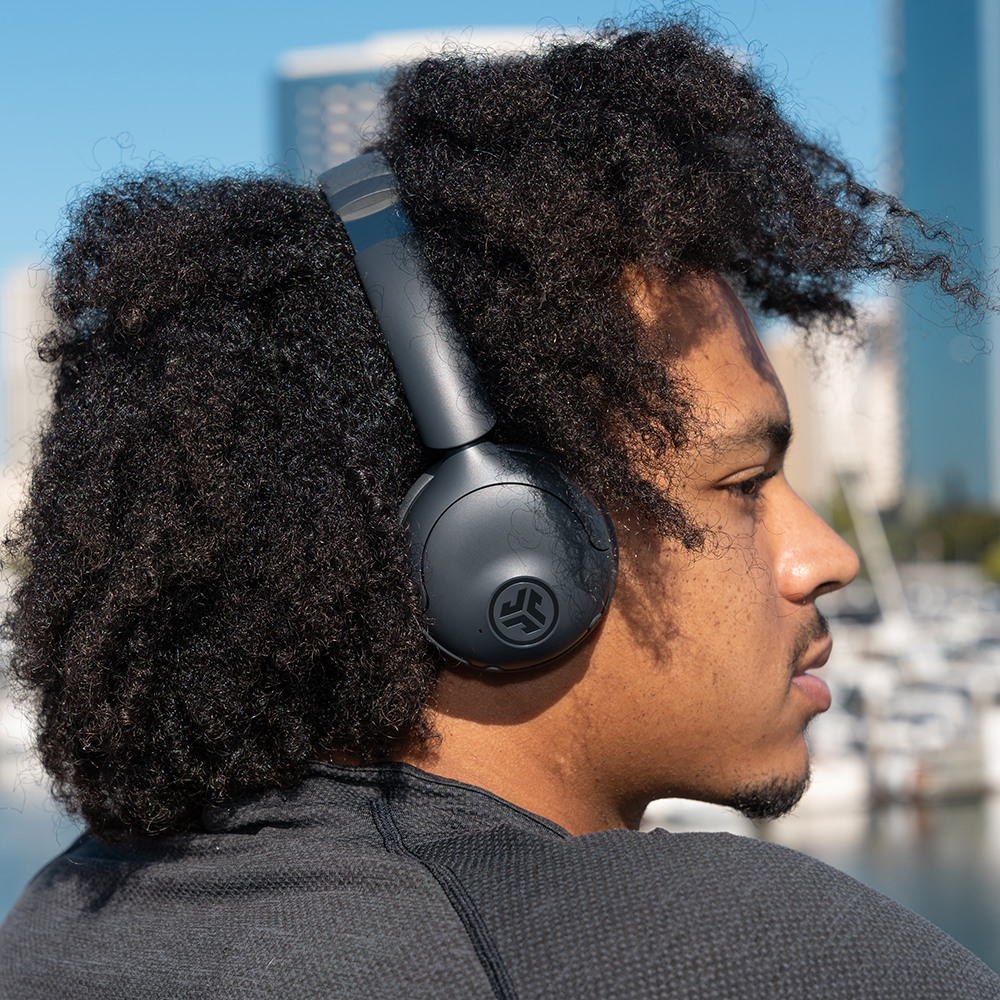 Go Lux Bluetooth 5.4 On-Ear Kopfhörer Wireless Headset mit Active Noice Cancellation ANC (IEUHBGOLUXANCRGPH93) - Graphite