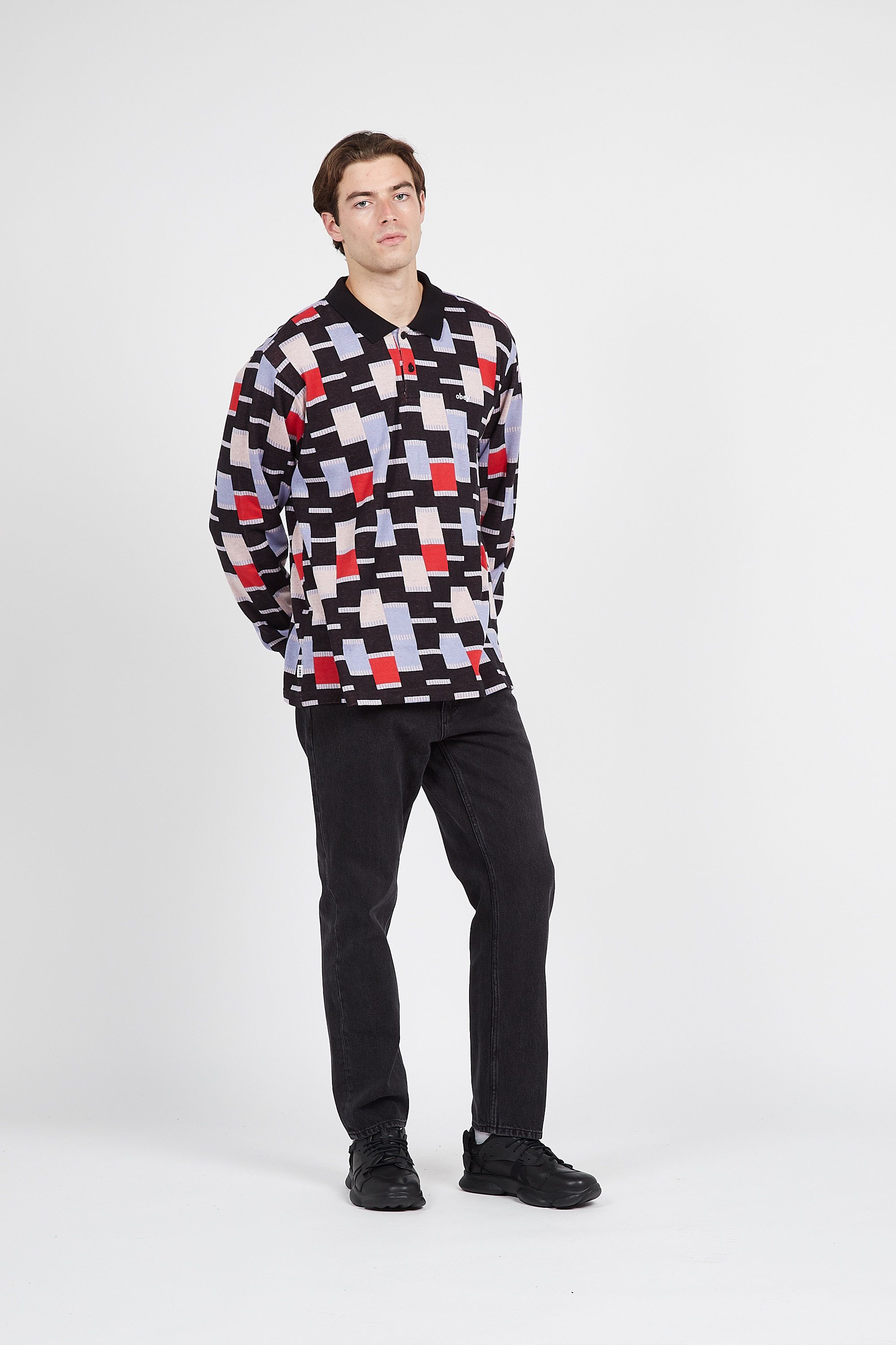OBEY Polo CARFT Noir