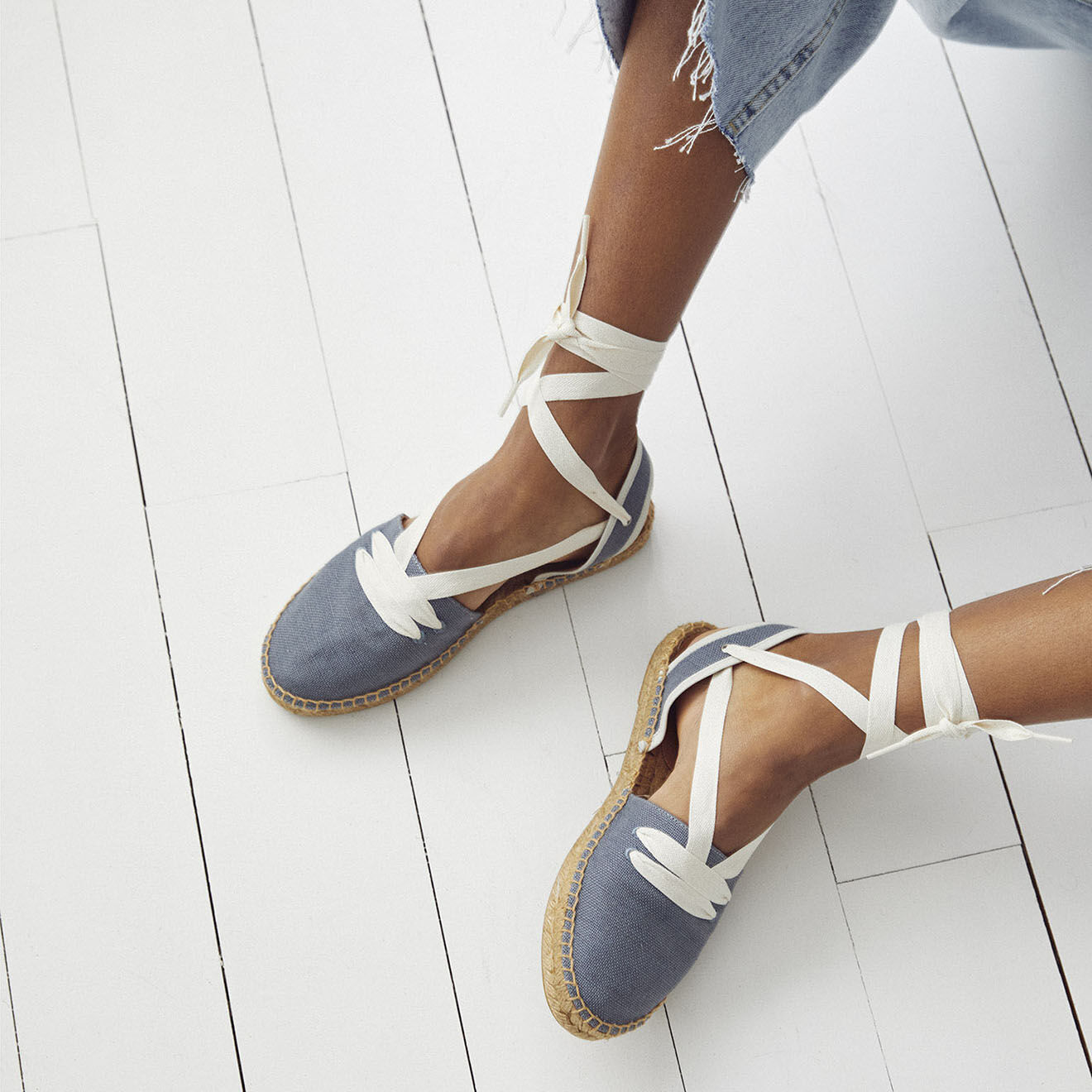 Mellow Yellow Espadrilles Carlota bleues