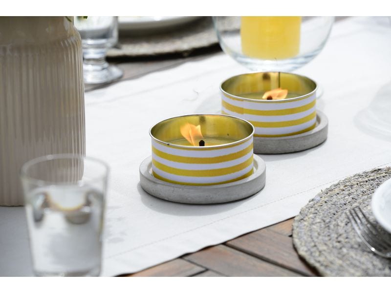 müller Kerzen Gartenkerze Citronella in Dose Anti-Mücken Kerze