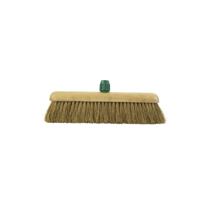 Veger kokos 60 cm bezem met steelhouder (131033S)