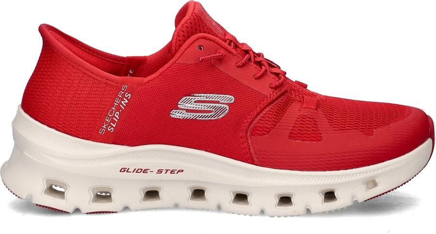 Skechers Hands Free Slip-Ins Glide dames sneaker Rood