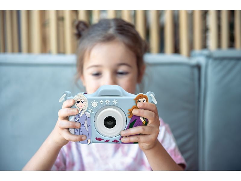 Lexibook Kinderkamera Schneekönigin mit Schutz Robuste Digitalkamera für junge Fotografen