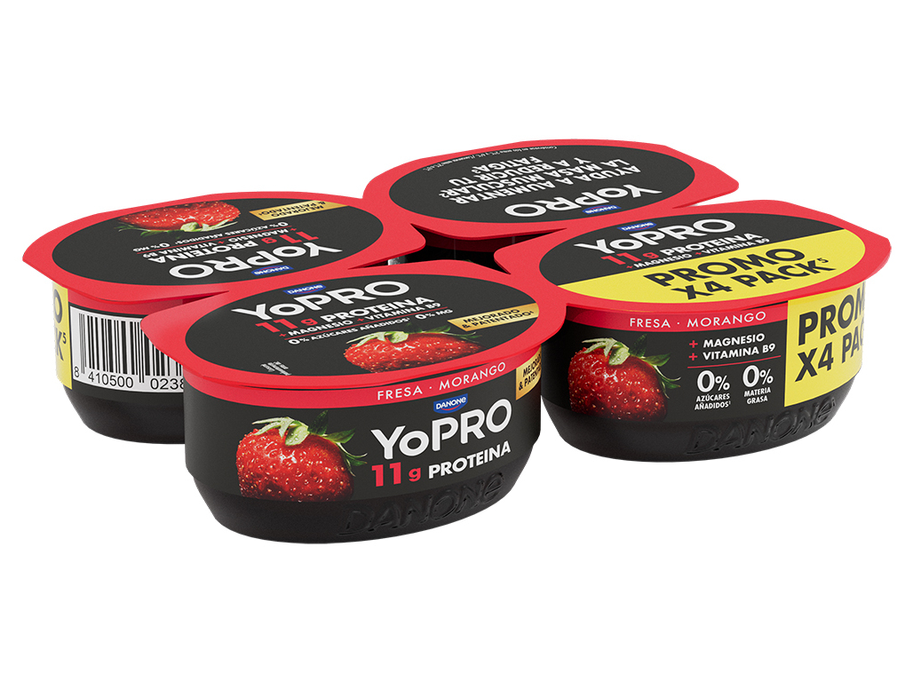 IOGURTE YOPRO MORANGO 120GX4