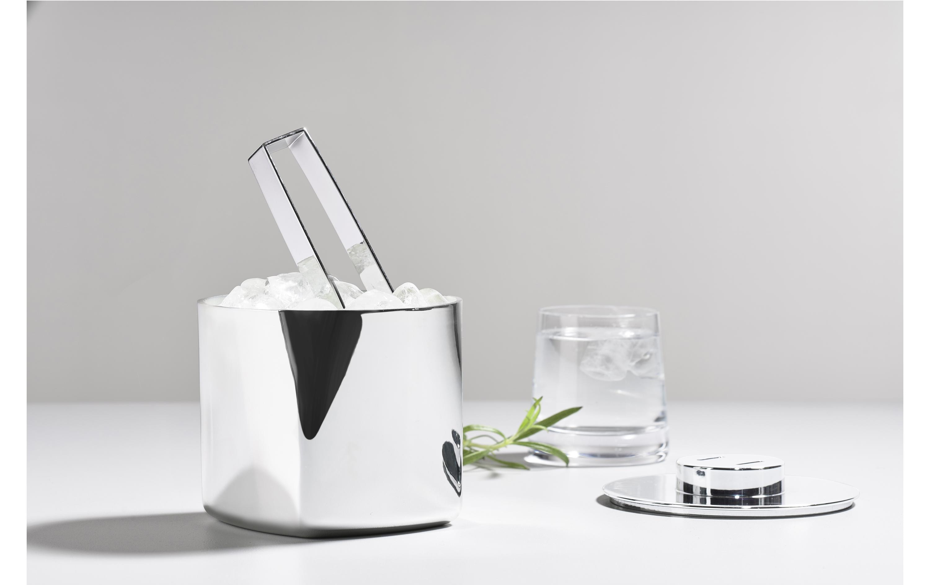 Eiswürfelbehälter Rocks SilberForm für Eiswürfel