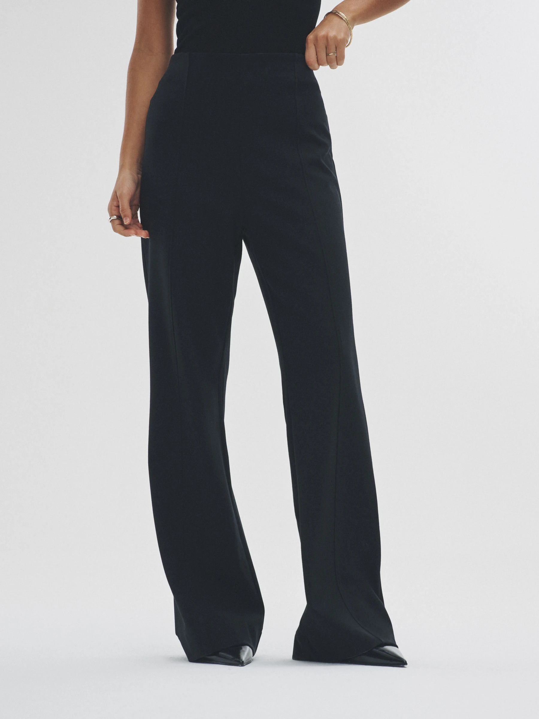 The Set 2 Pack Ponte broek met wijde pijpen