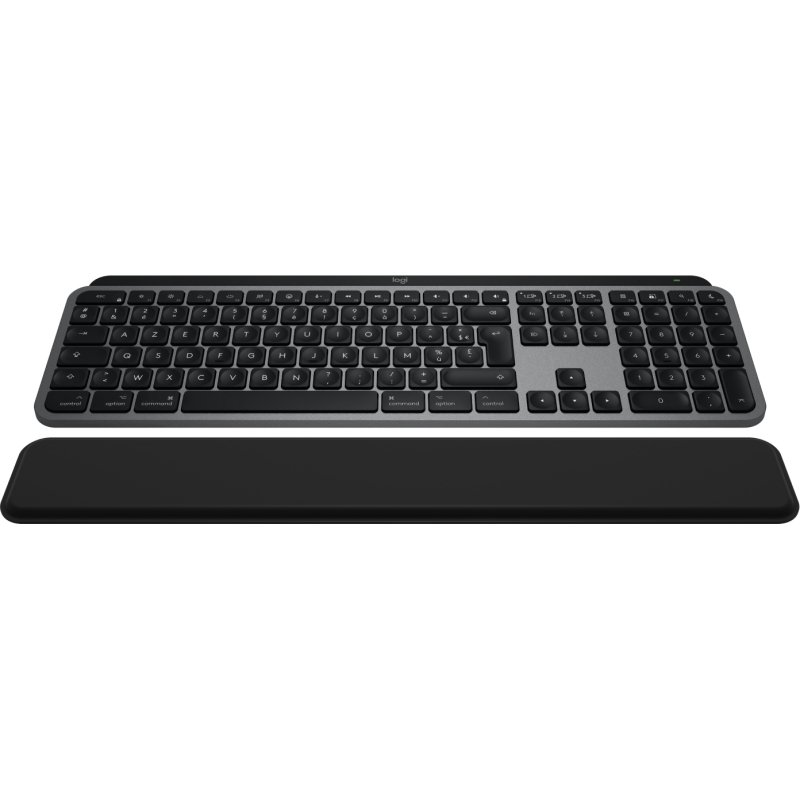 Logitech Master MX Keys S Combo for Mac clavier Souris incluse maison/bureau RF sans fil + Bluetooth AZERTY Français Aluminium, Noir