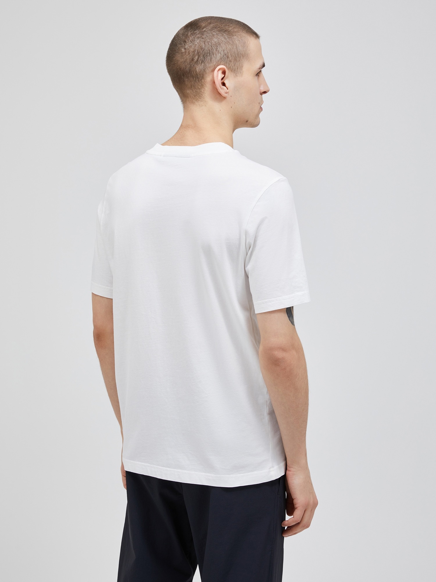 Original Small Logo Tee Herre Offwhite