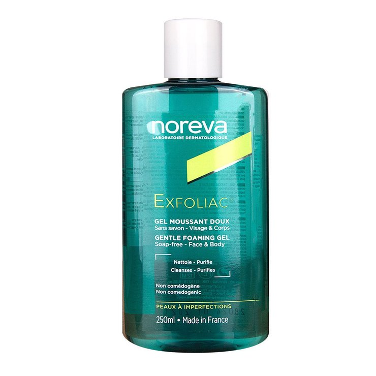 Exfoliac gel moussant visage & corps 250ml