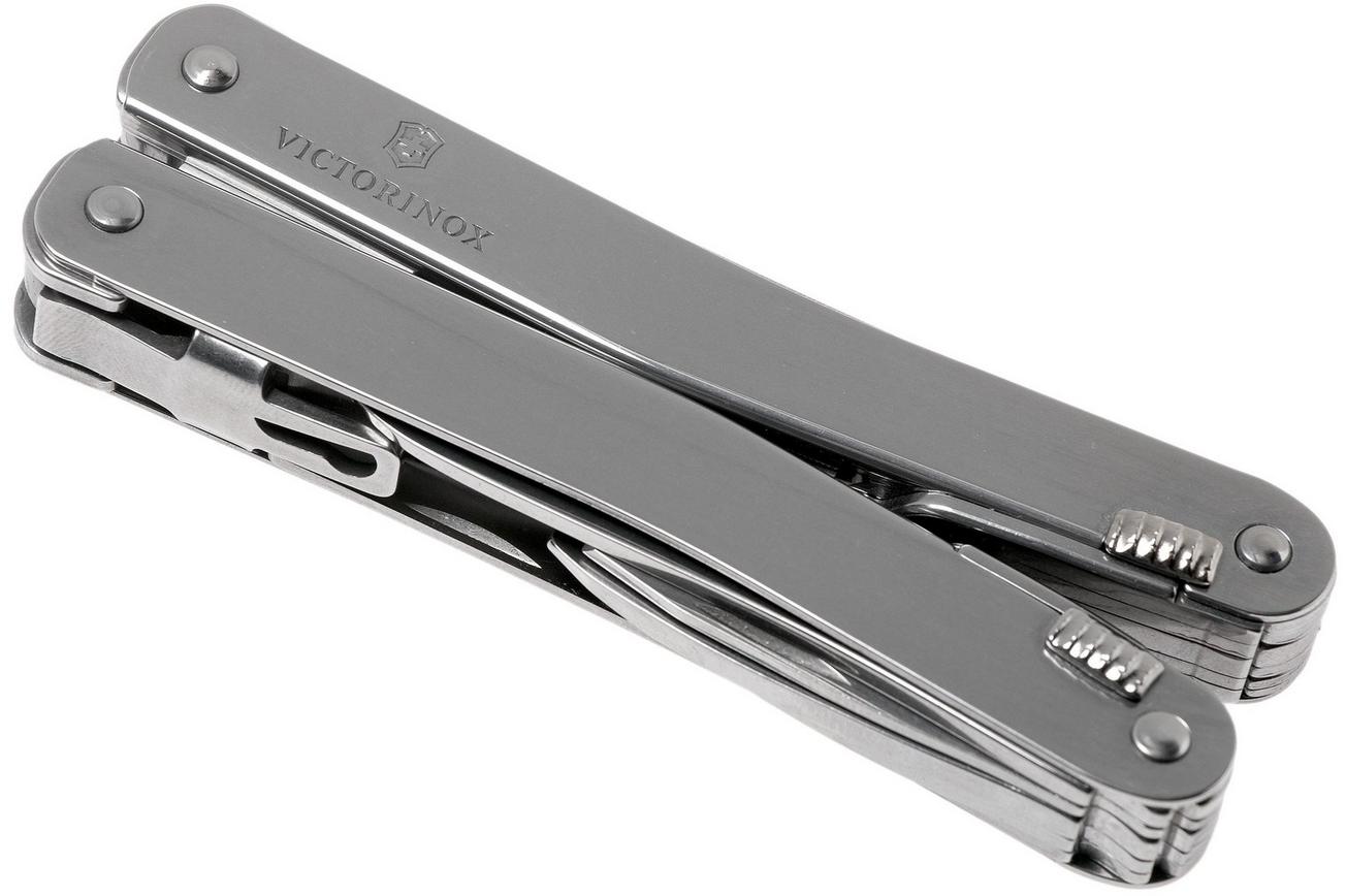 Victorinox SwissTool Spirit X Plus 3.0235.L multitool, lederen foedraal