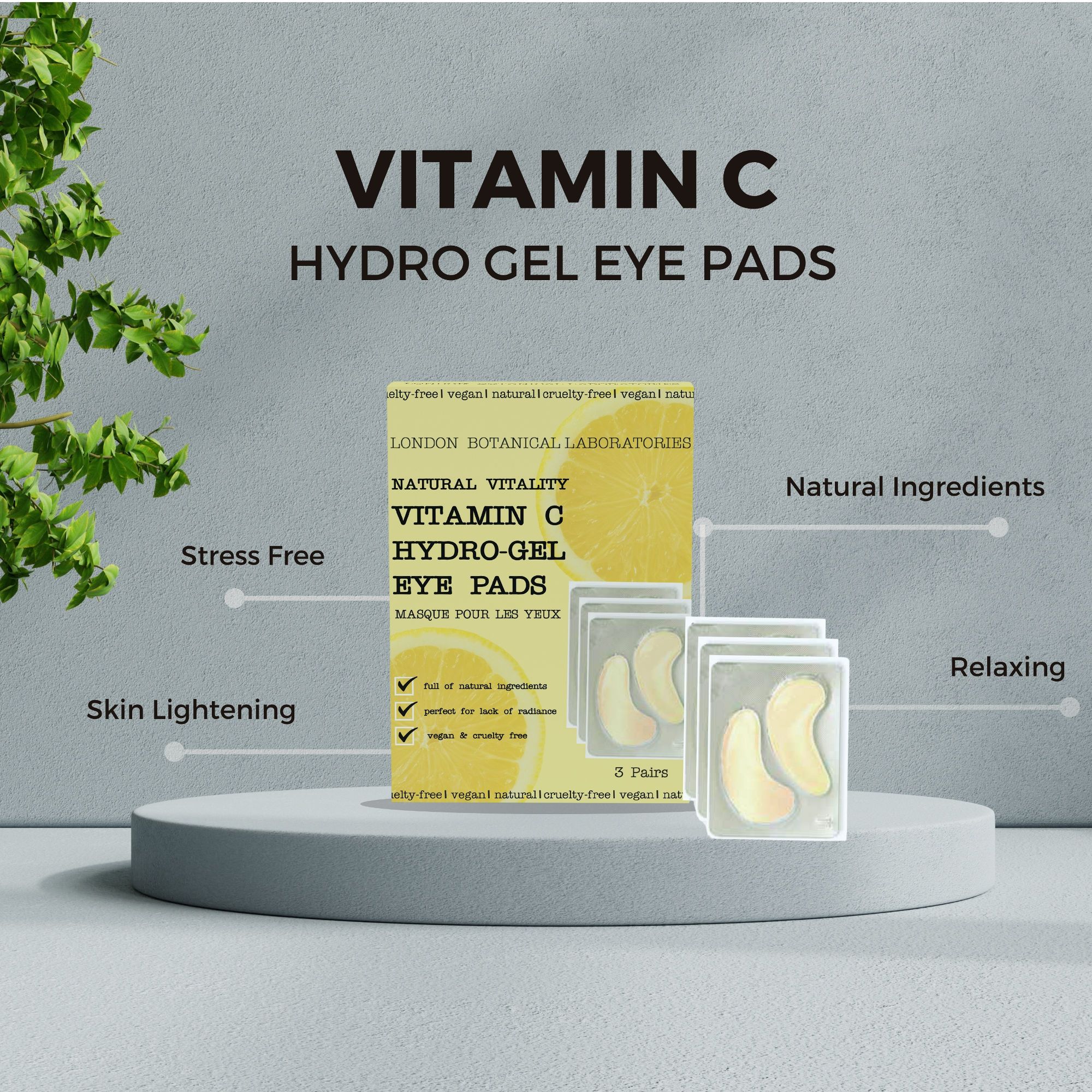 London botanical loboratories Vitamin C Hydro-Gel-Augenpads