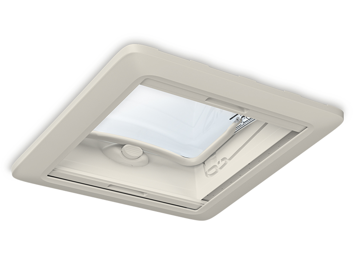 Dometic Mini Heki Style 43-60 mm dakluik - met permanente ventilatie