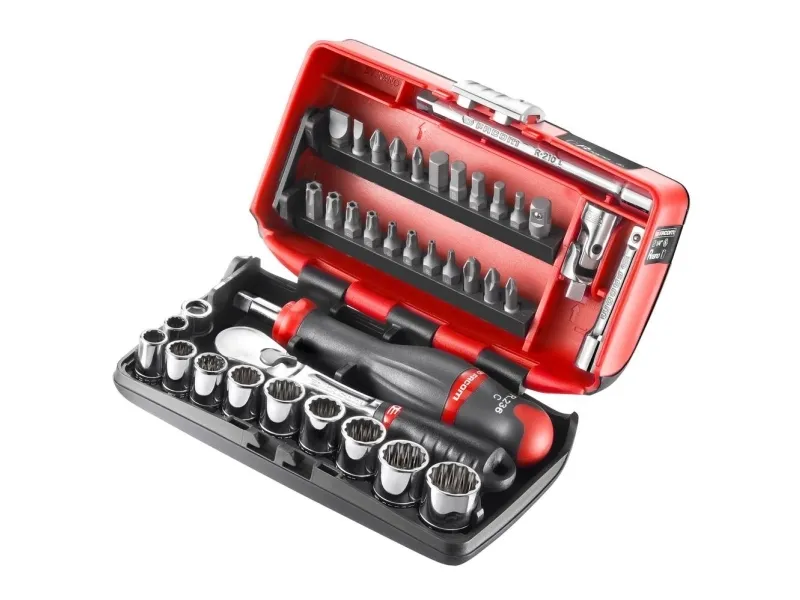 Facom Topnøglesæt Tommer 1/4 (6,3 mm) 38 dele RL.NANO-U2