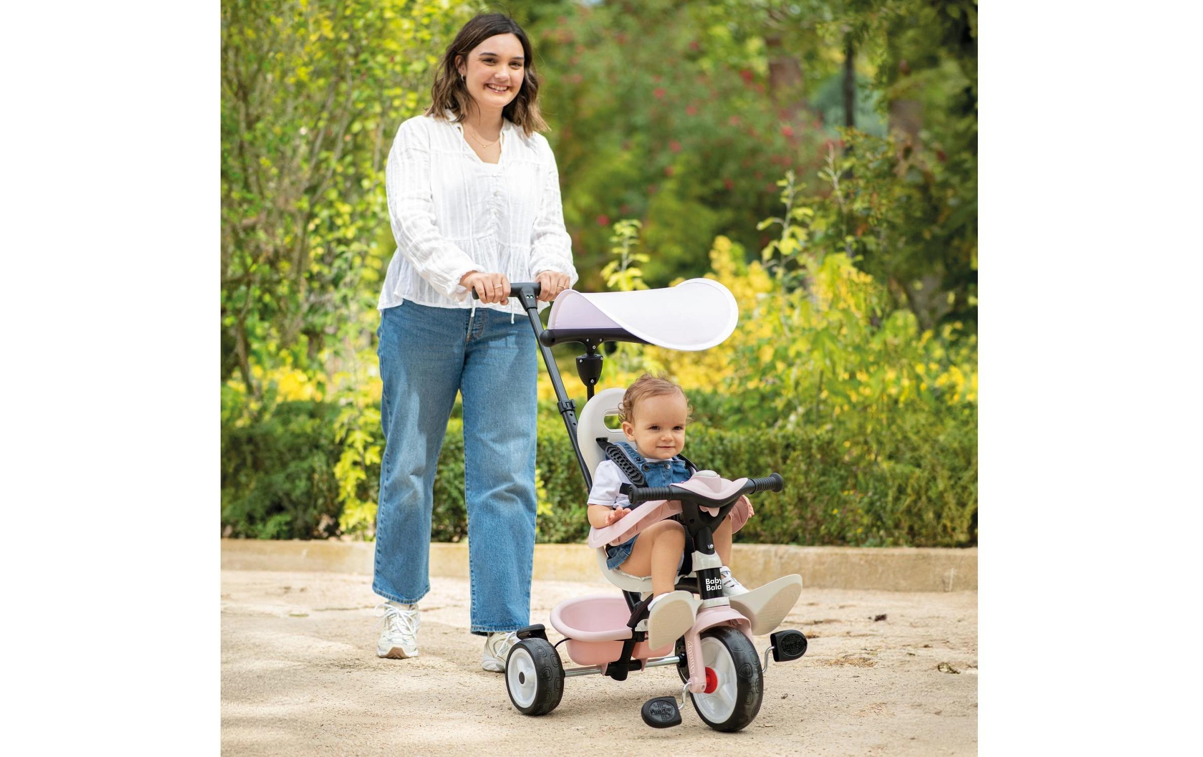 Dreirad Baby Balade Rosa<br>Mitwachsendes Babyrad