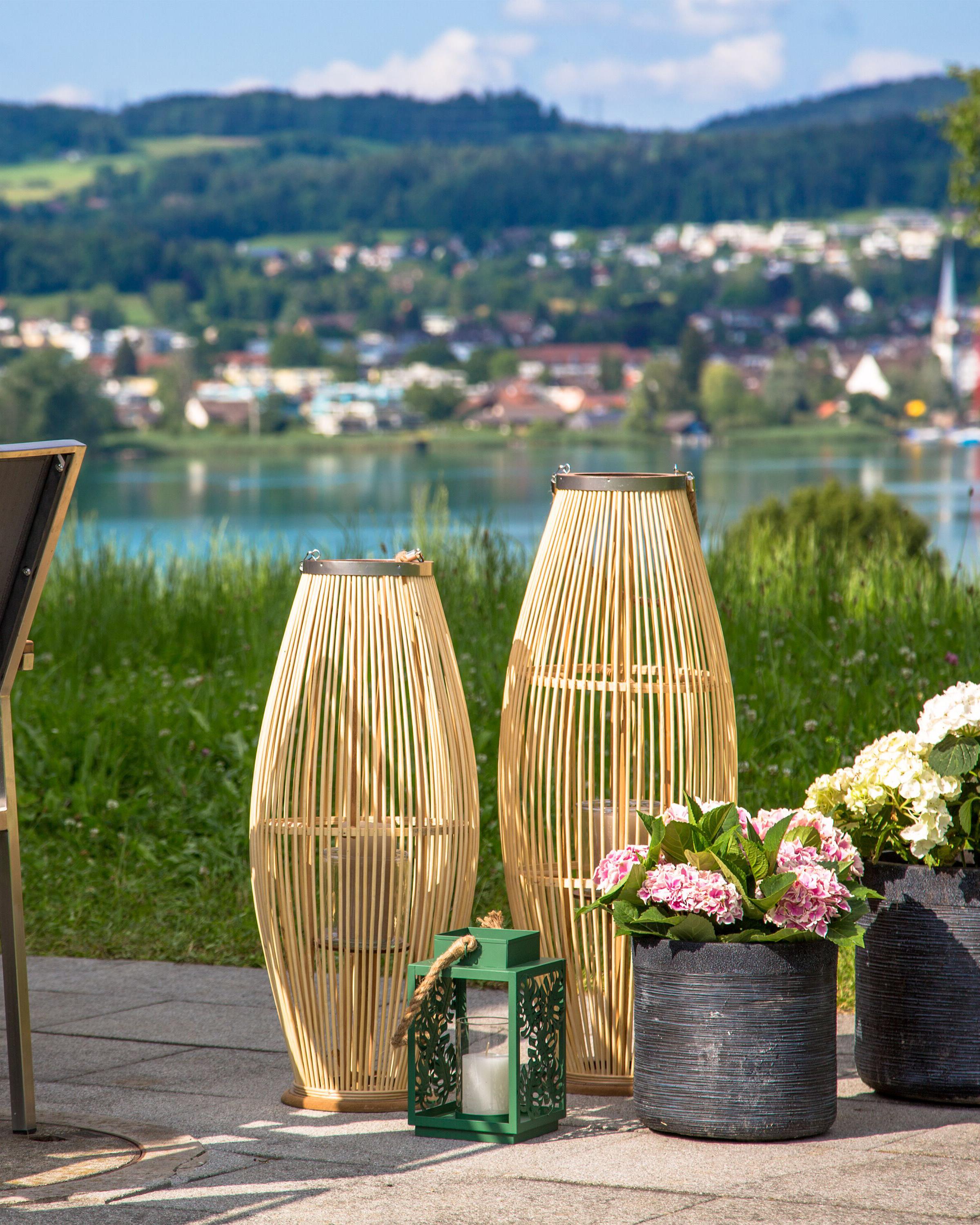 Lantaarn TAHITI Bamboehout 84 cm Natuurlijk