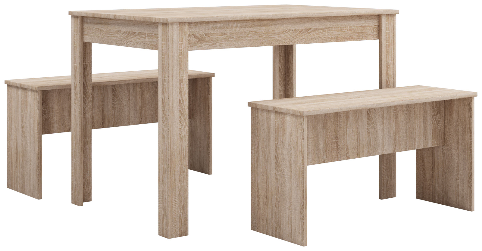 Esstisch-Gruppe ESAL XXL - Sonoma Eiche - 110x70 cm