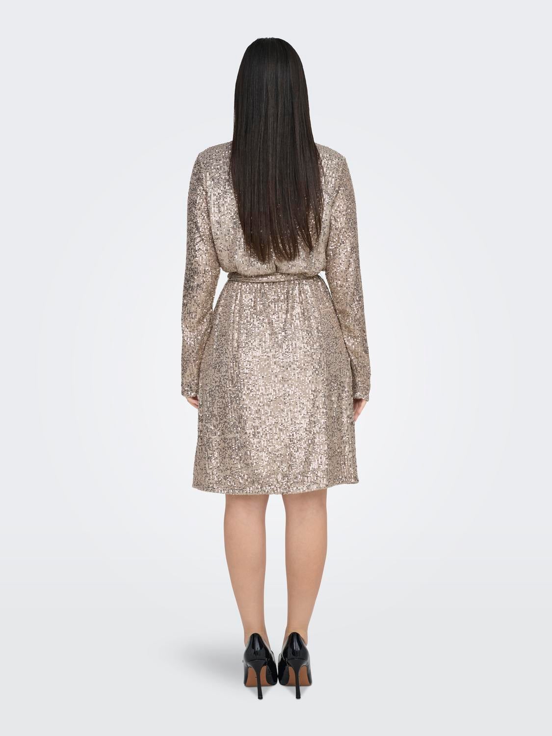 ONLANA Kurzes Kleid Pumice Stone