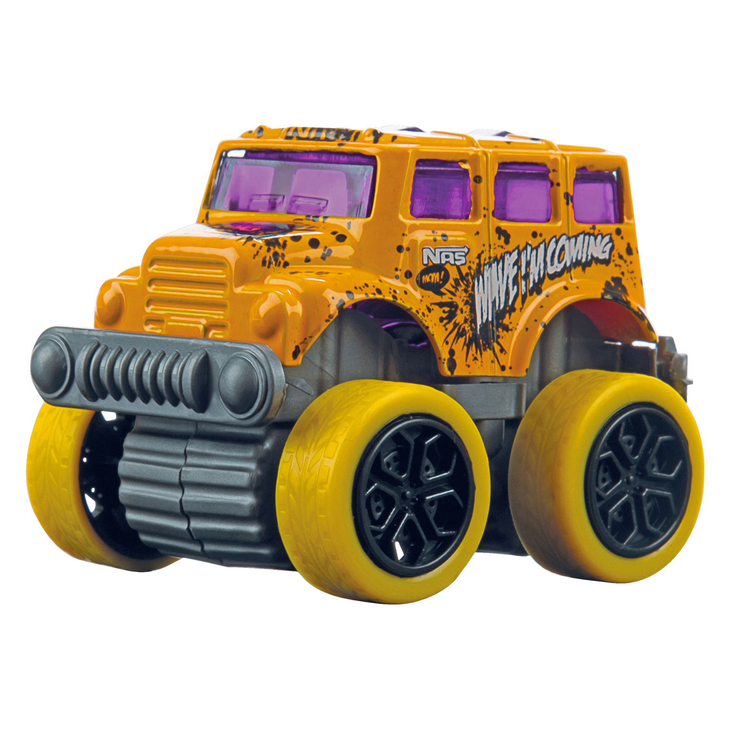 Metal Off Road Auto's, 4st.