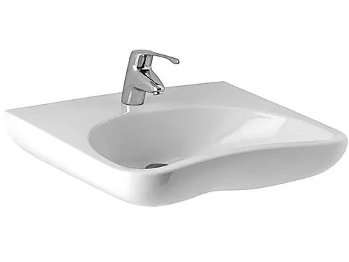 Laufen Mio hospitalsvask 64 cm - 64 x 55 cm porcelænsvask til bolte