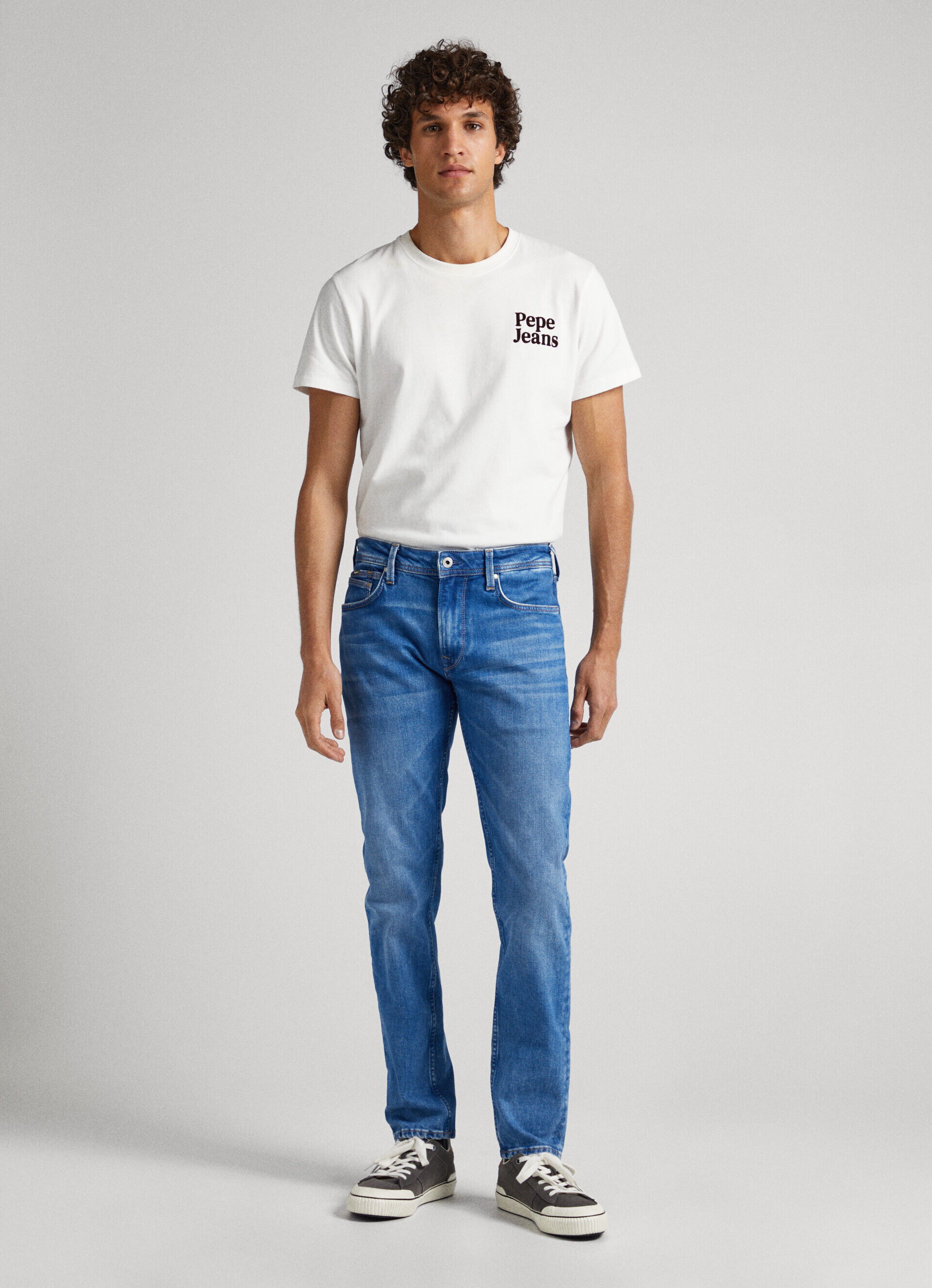 Calça jeans HATCH FIT SLIM de cintura média - jeans