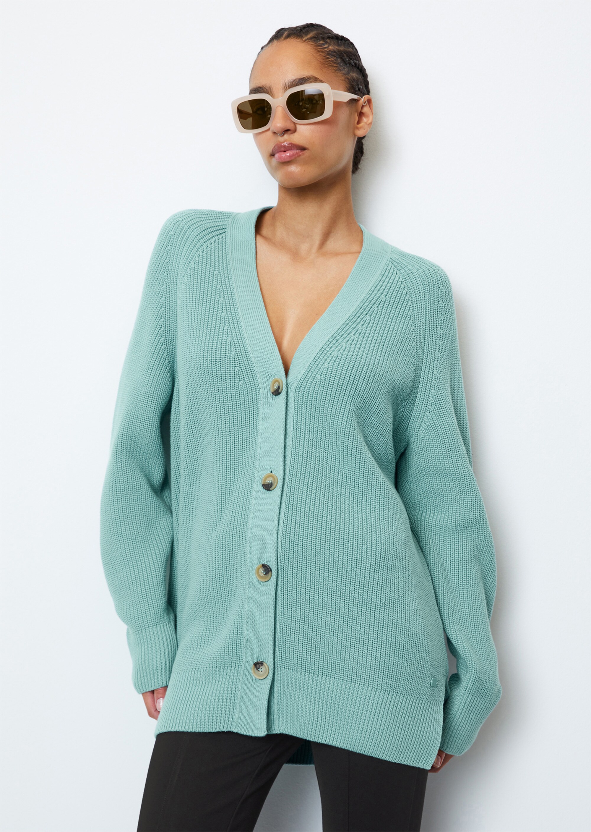 DfC Cardigan relaxed aus Heavy Weight Cotton gestrickt