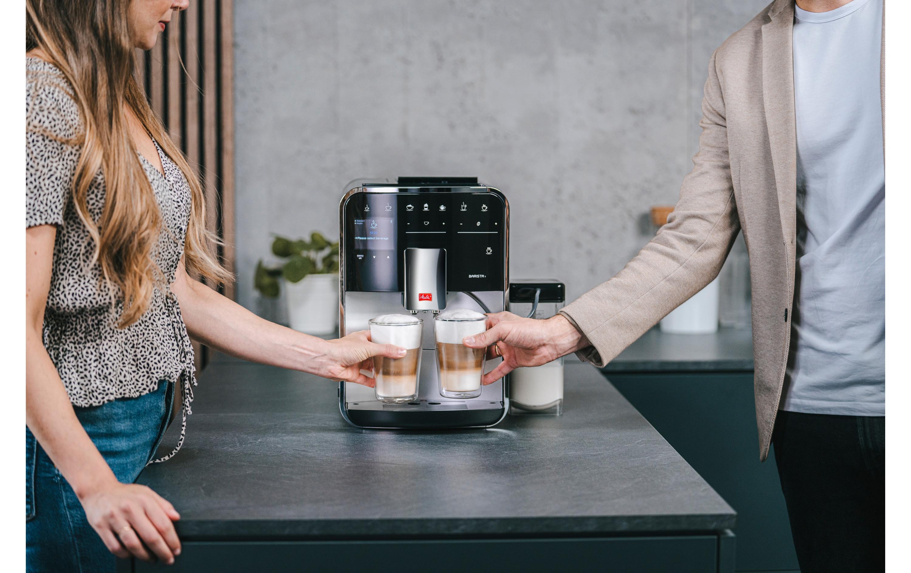 Kaffeevollautomat Barista T Schwarz<br>Kaffeemaschine mit Bluetooth-Funktion