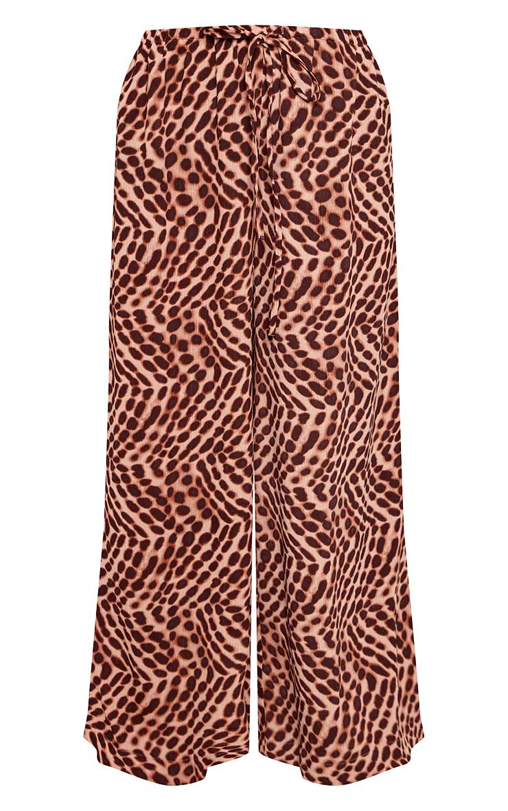 Multicolore Ensemble Coordonné Pantalon Large Imprimé En Mousseline De Coton