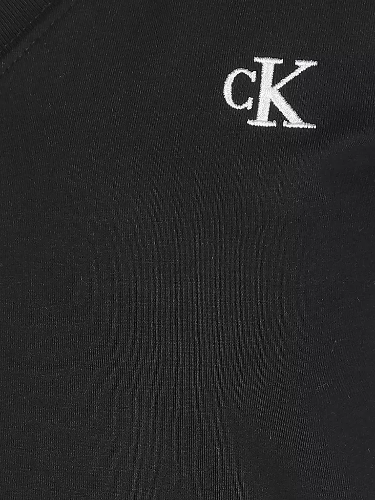 CALVIN KLEIN JEANS T-Shirt Slim Fit  schwarz