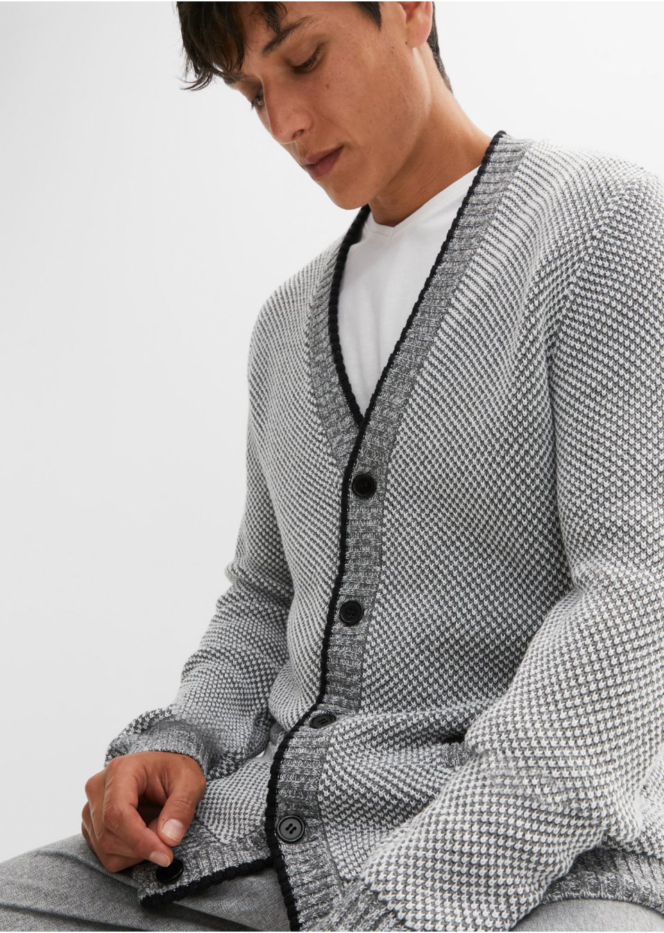Gilet en maille style bavarois